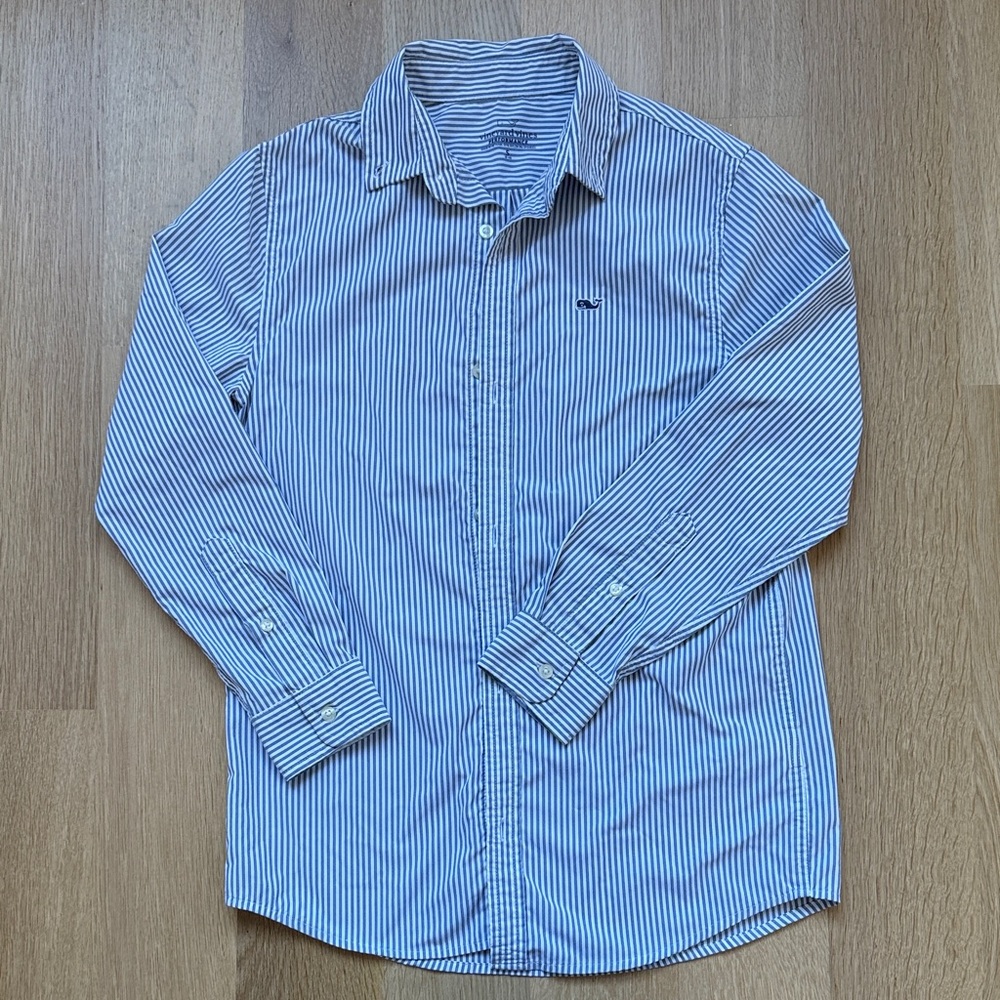 Blue Striped Boy's Shirt